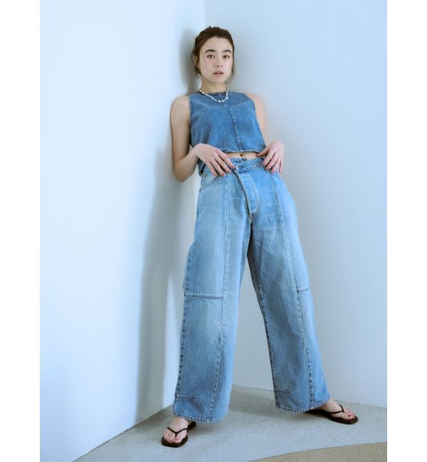 Ungrid「カーブデザインデニム」|デニム|