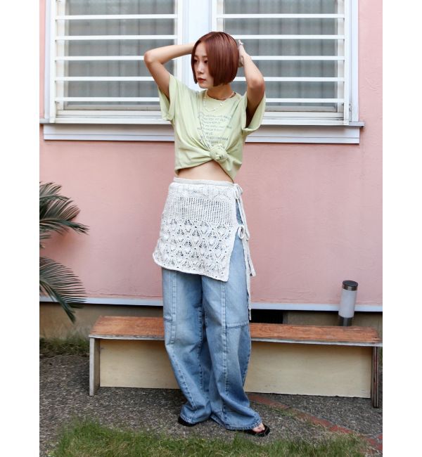 Ungrid「カーブデザインデニム」|デニム|