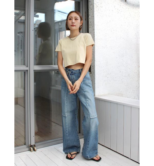 Ungrid「カーブデザインデニム」|デニム|