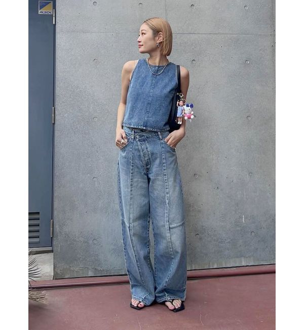 Ungrid「カーブデザインデニム」|デニム|