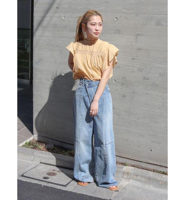 Ungrid「カーブデザインデニム」|デニム|