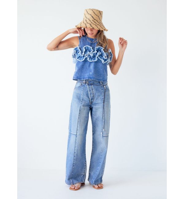 Ungrid「カーブデザインデニム」|デニム|