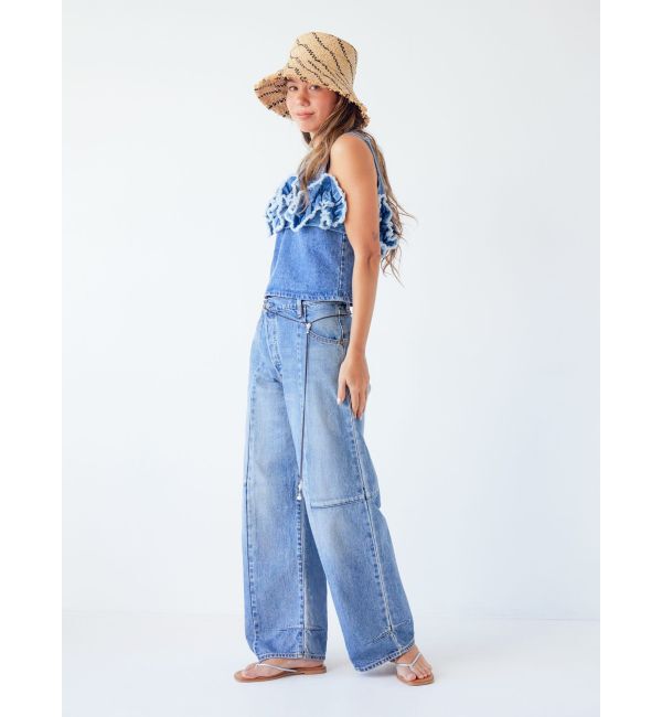 Ungrid「カーブデザインデニム」|デニム|