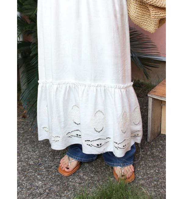 Ungrid「ハイウエストストレッチフレアデニム」|デニム|