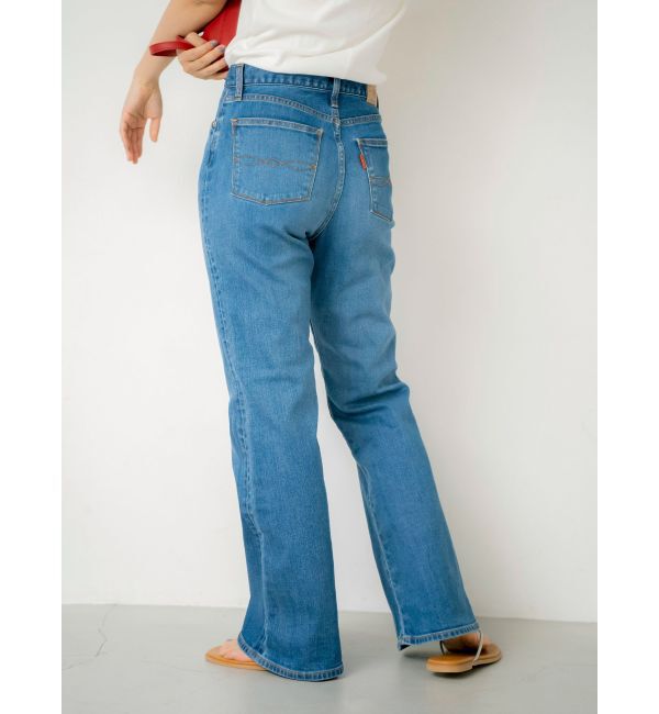 Ungrid「ハイウエストストレッチフレアデニム」|デニム|