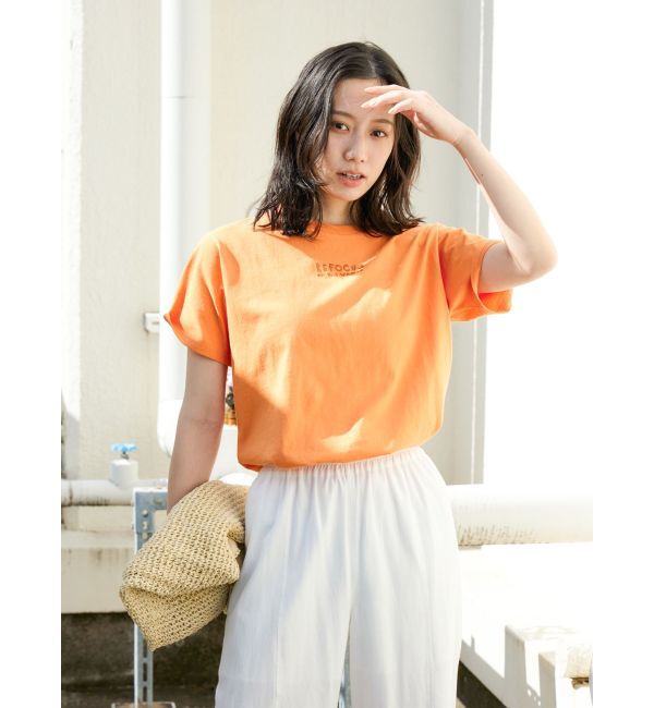 Ungrid「【WEB限定】ワンポイントエンブロイダリーロゴTee」|Tシャツ・カットソー|