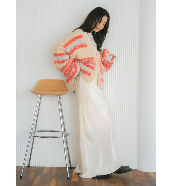 Ungrid「ローゲージラメニットカーディガン」|カーディガン|