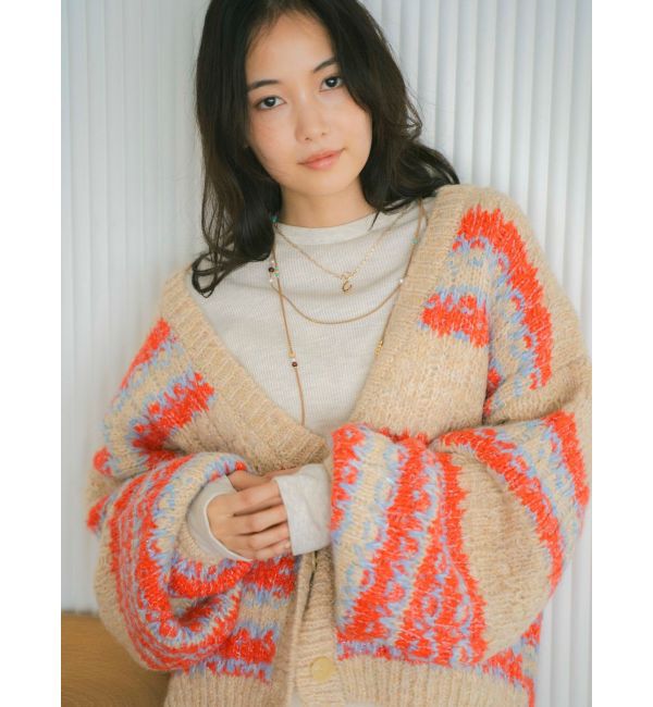 Ungrid「ローゲージラメニットカーディガン」|カーディガン|