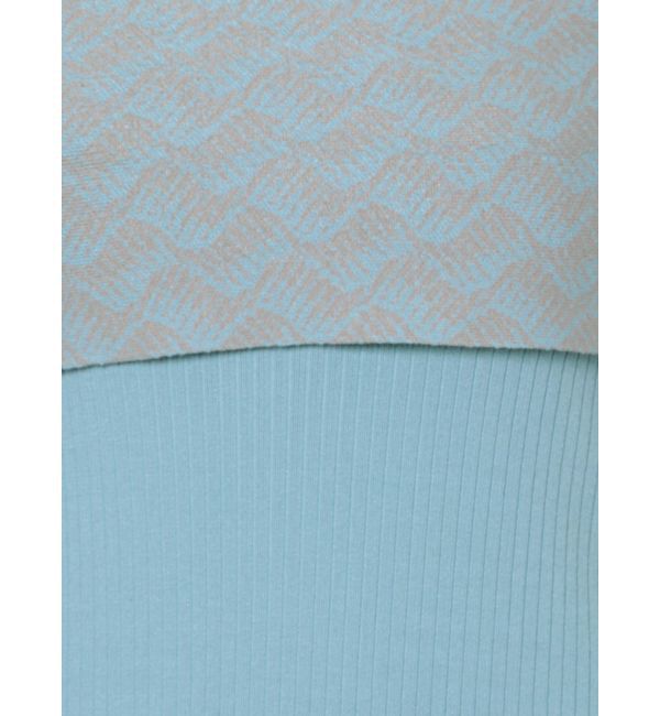 LAGUNAMOON「オプティカルオフショルダーニットワンピース」|ワンピース|