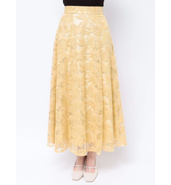 LAGUNAMOON「メロンチュールエンブロイダリースカート」|スカート|