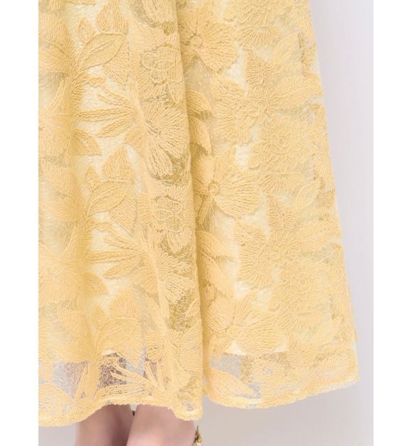 LAGUNAMOON「メロンチュールエンブロイダリースカート」|スカート|