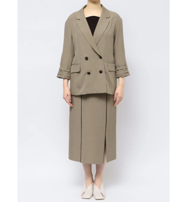 LAGUNAMOON「バイカラーパイピングスカート」|スカート|