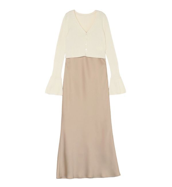 LAGUNAMOON「カーデセットキャミワンピース」|ワンピース|