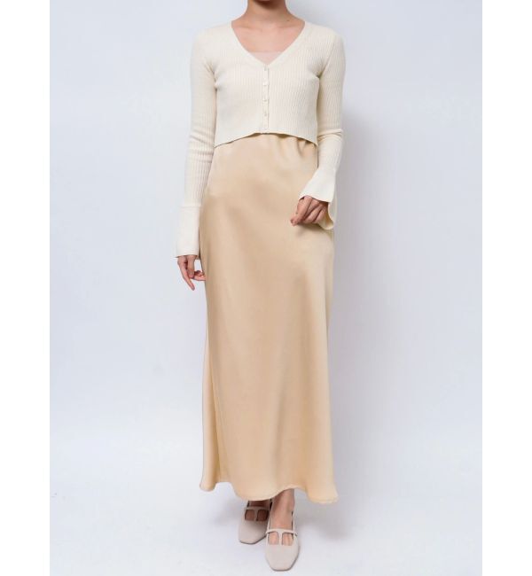 LAGUNAMOON「カーデセットキャミワンピース」|ワンピース|