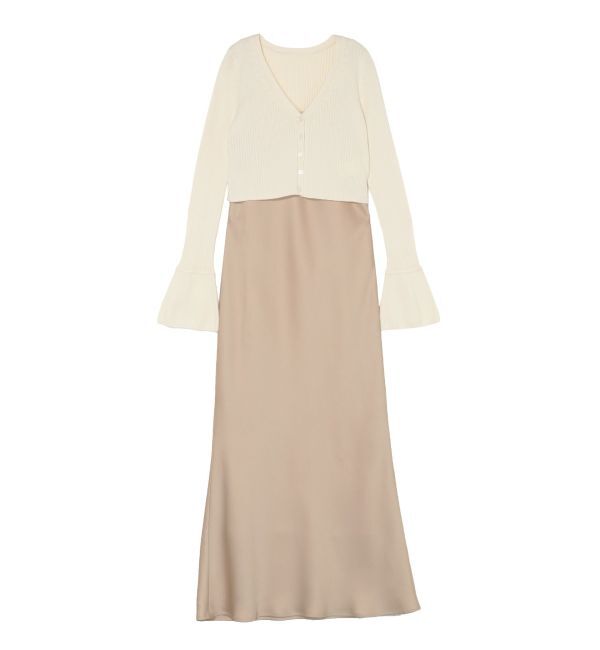 LAGUNAMOON「カーデセットキャミワンピース」|ワンピース|