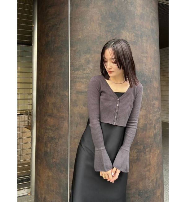 LAGUNAMOON「カーデセットキャミワンピース」|ワンピース|