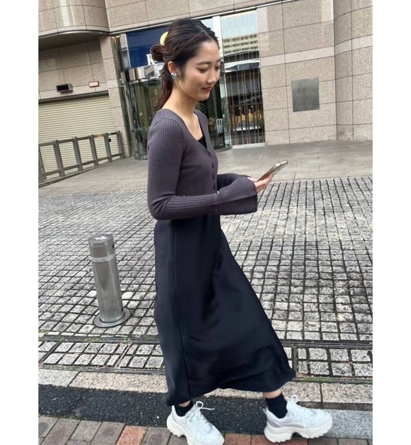 LAGUNAMOON「カーデセットキャミワンピース」|ワンピース|