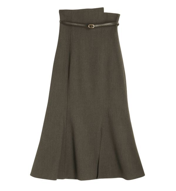 LAGUNAMOON「バイカラーベルトスカート」|スカート|