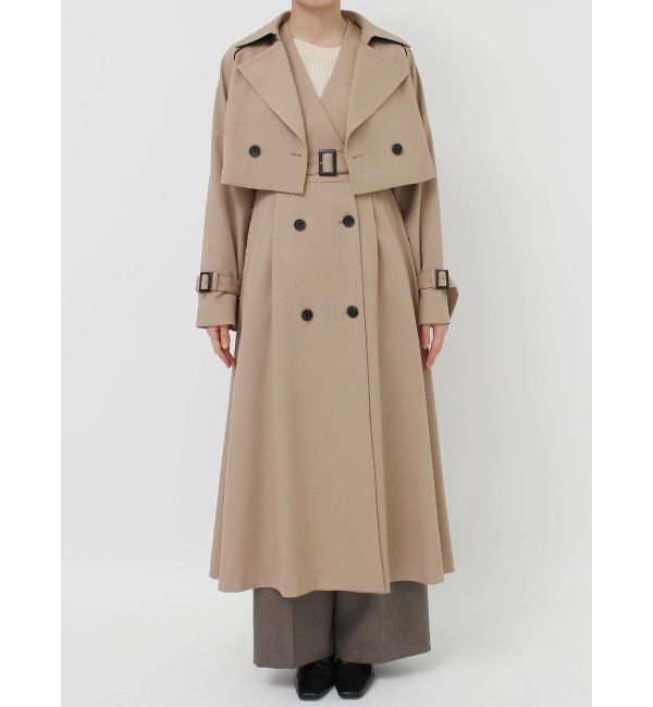 LAGUNAMOON「2WAYバイカラートレンチコート」|トレンチコート|