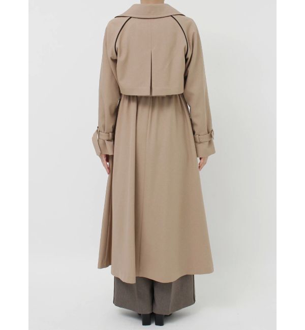 LAGUNAMOON「2WAYバイカラートレンチコート」|トレンチコート|
