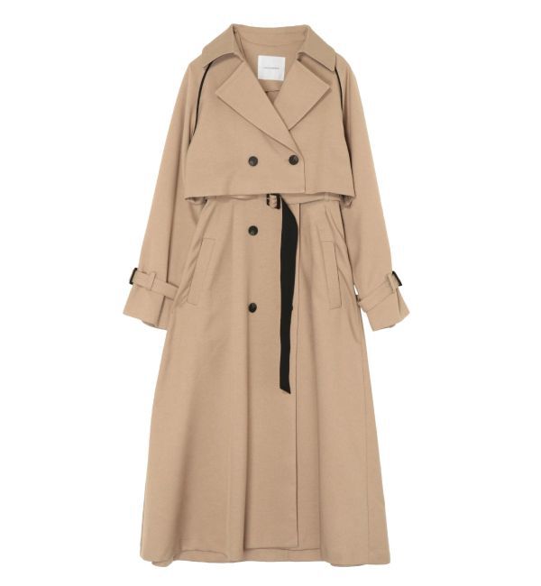 LAGUNAMOON「2WAYバイカラートレンチコート」|トレンチコート|