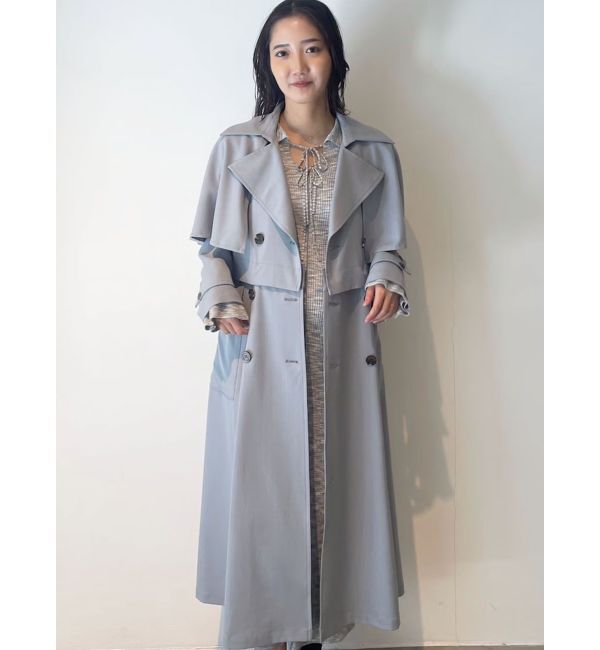 LAGUNAMOON「TRマルチWAYトレンチコート」|トレンチコート|アイスブルー