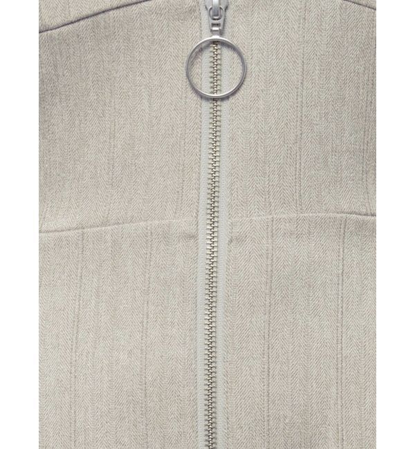 LAGUNAMOON「ヘリンボーンツイードジャンパースカート」|ワンピース|