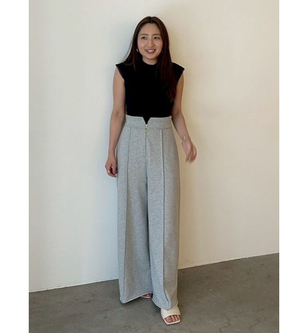 LAGUNAMOON「ZIPスウェットワイドフレアパンツ」|その他|