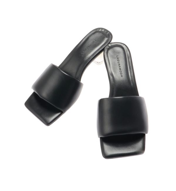 LAGUNAMOON「パフィスクエアサンダル」|サンダル|