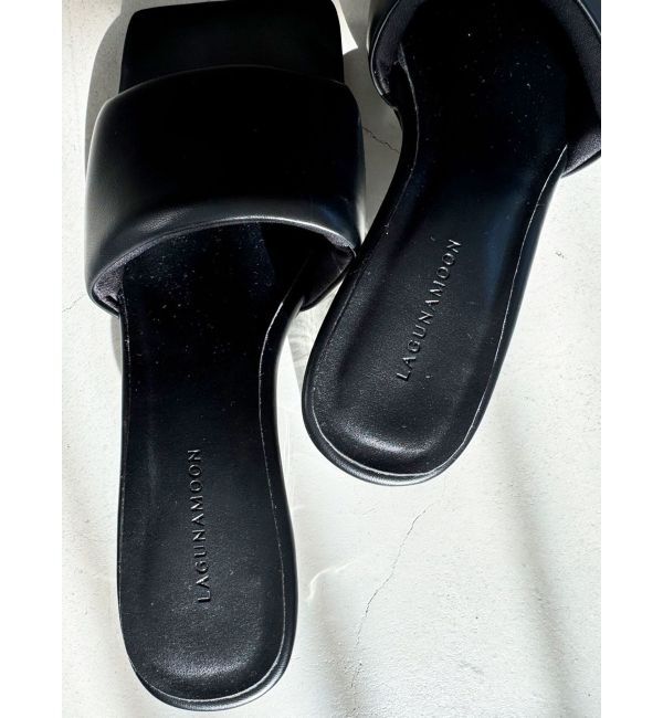 LAGUNAMOON「パフィスクエアサンダル」|サンダル|