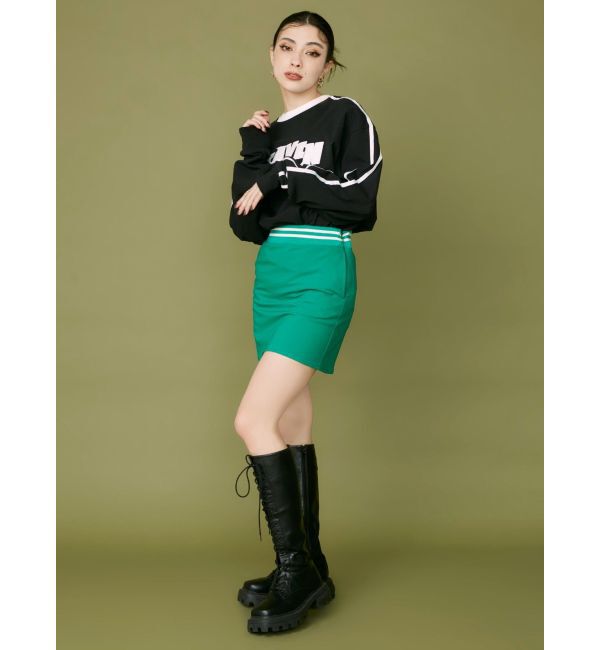 EVRIS「ウエストラインミニスカート【セットアップ着用可能】」|スカート|