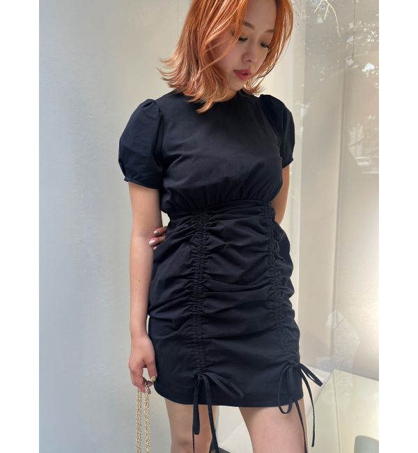 EVRIS「【WEB限定】ドロストミニワンピース」|ワンピース|ブラック