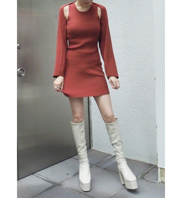 EVRIS「ボレロセットニットワンピース」|ワンピース|