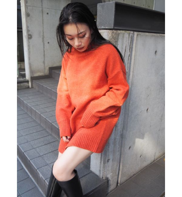 EVRIS「ハイネックルーズニットワンピース」|ワンピース|