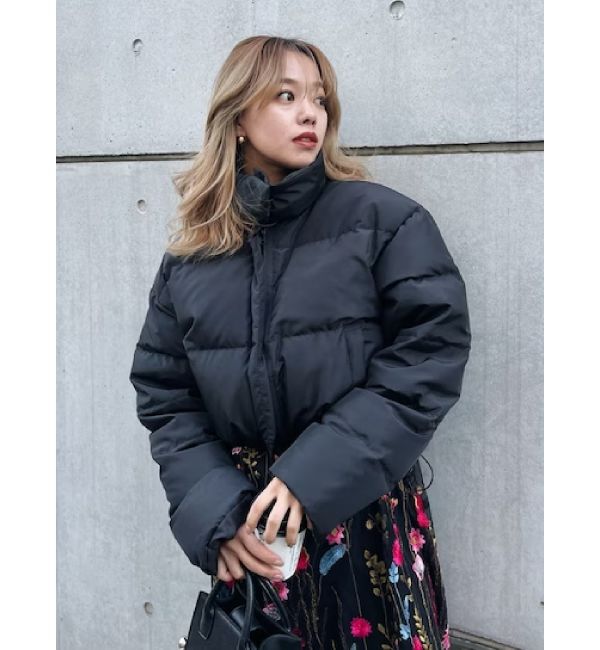 EVRIS「ボリュームショートダウン」|ダウン|ブラック