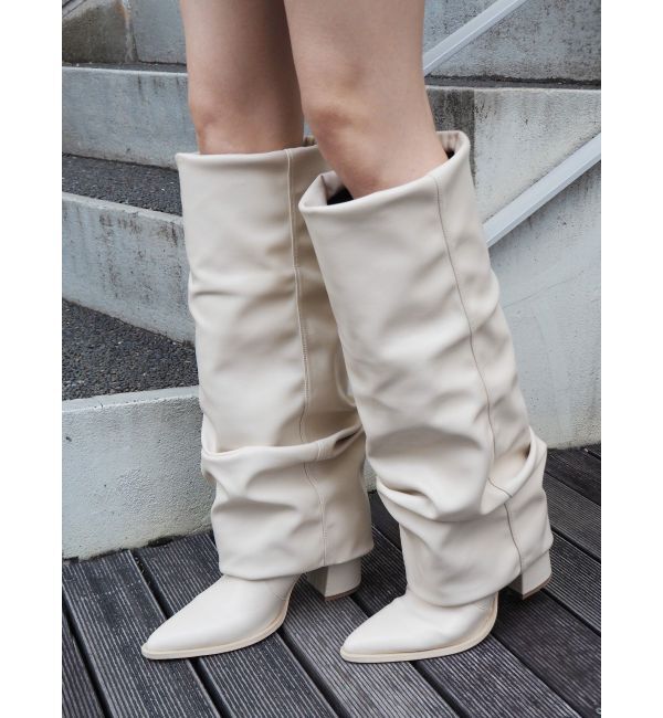 EVRIS「スラウチロングブーツ」|ロングブーツ|