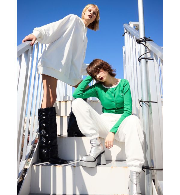 EVRIS「スラウチロングブーツ」|ロングブーツ|