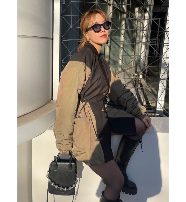 EVRIS「MA-1ドッキングジャケット【セットアップ着用可能】」|ミリタリー・モッズコート|ブラック