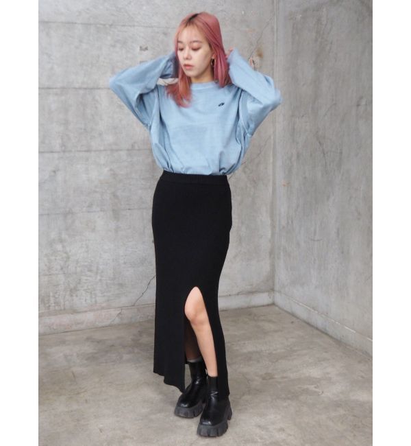 EVRIS「スリットロングニットスカート【セットアップ着用可能】」|スカート|