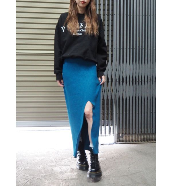 EVRIS「スリットロングニットスカート【セットアップ着用可能】」|スカート|