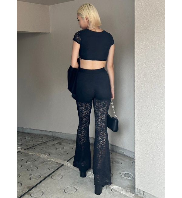 EVRIS「レースフレアパンツ」|その他|