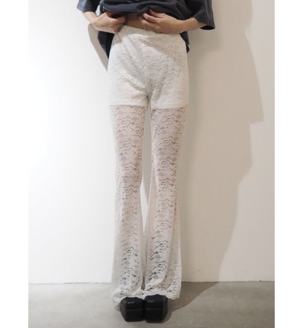 EVRIS「レースフレアパンツ」|その他|