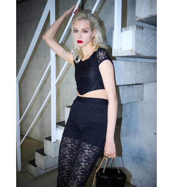 EVRIS「レースフレアパンツ」|その他|