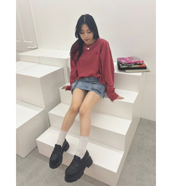 EVRIS「vintage プラットフォームローファー」|ローファー|