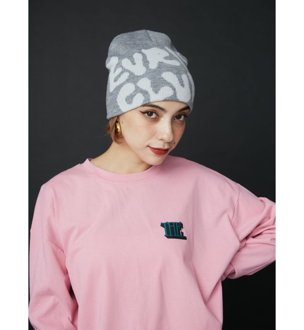 EVRIS「オリジナルロゴニット帽」|ニット帽|グレー