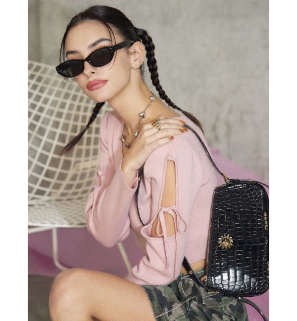 EVRIS「キャットアイフレームサングラス」|サングラス|