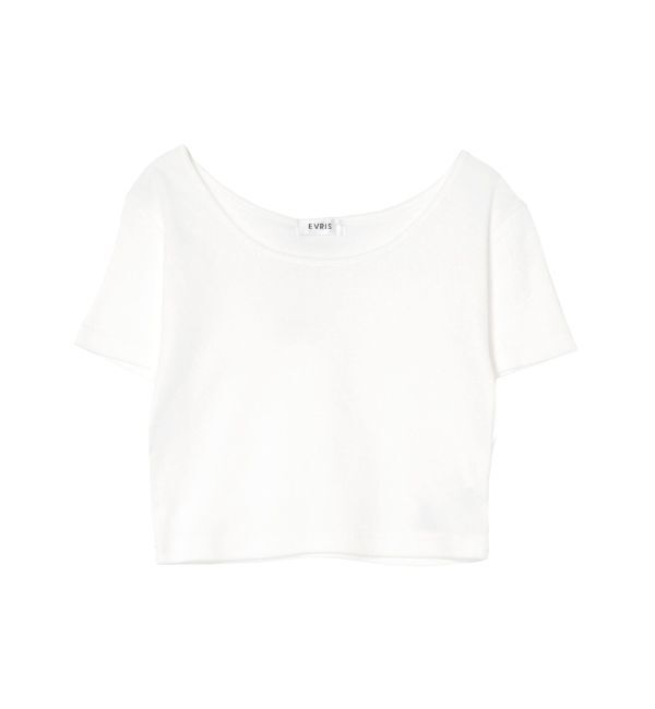 EVRIS「BASICシンプルショートTシャツ」|Tシャツ・カットソー|