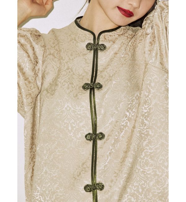 jouetie「ボリュームスリーブチャイナシャツ」|シャツ・ブラウス|