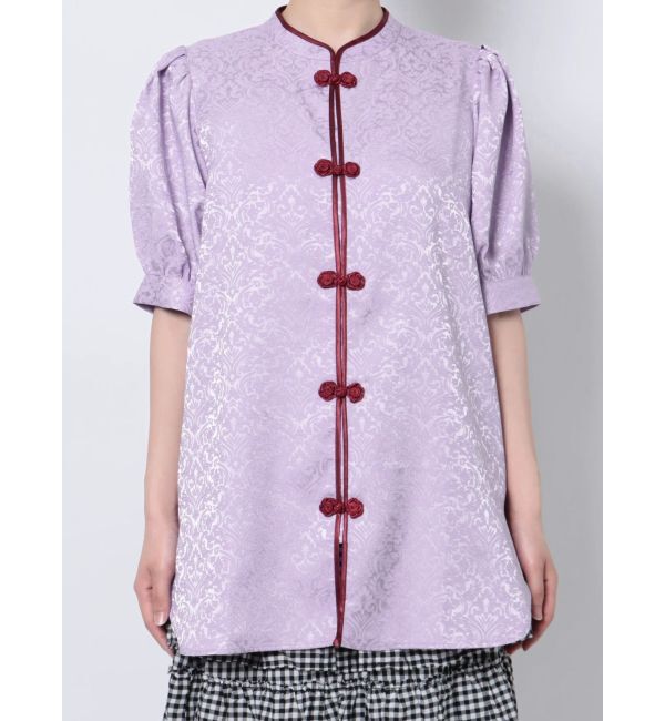 jouetie「ボリュームスリーブチャイナシャツ」|シャツ・ブラウス|