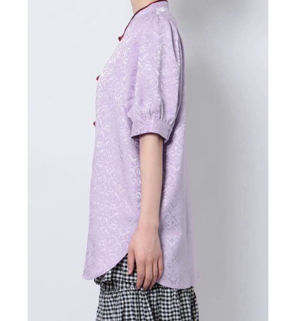 jouetie「ボリュームスリーブチャイナシャツ」|シャツ・ブラウス|